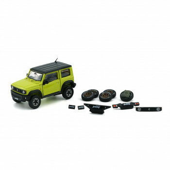 ビ-エムクリエイションズ スズキ ジムニー (JB74) 19 キネティックイエロー/ブラックトップ RHD 1/64スケール 64B0269 ビ-エムクリエイションズ スズキ ジムニー (JB74) 19 キネティックイエロー/ブラックトップ RHD 1/64スケール 64B0269