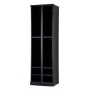 豊國工業 オープンタイプハンガーパイプ式4人用2列4段 W525 RLK-KKP4452-B