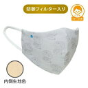 +3防御フィルター入り ハイドロ銀チタンソフトガーゼマスク おすわりドラえもん こどもサイズグレー(4)