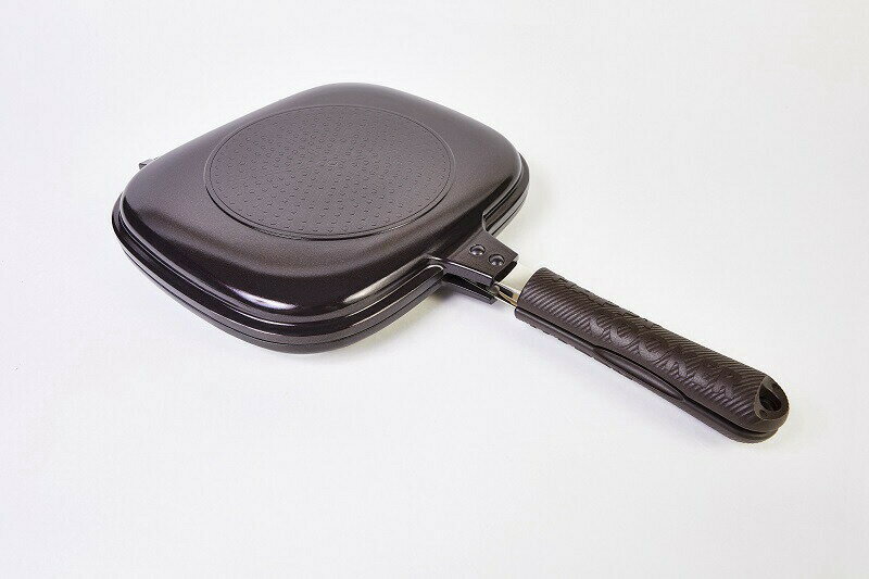 楽天ちゃららぼ セカンドハッピークッカー（IH用）TV通販で話題 HAPPYCOOKER 両面フライパン ブラウン IH用