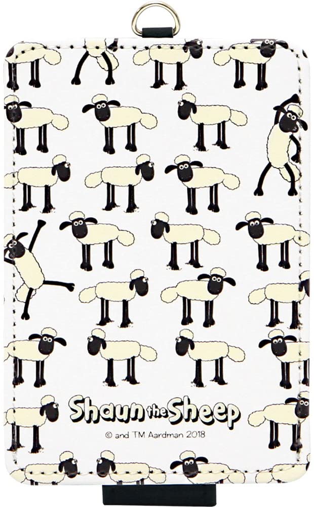 グランサンク ひつじのショーン ICカードケース(総柄) mhs-04-mono12(キャラクターグッズ)