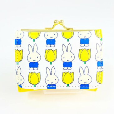 ミッフィー チューリップ miffy and tulips 財布 YE コンパクト財布 三つ折り財布 イエロー グッズ (MCOR)(キャラクターグッズ)