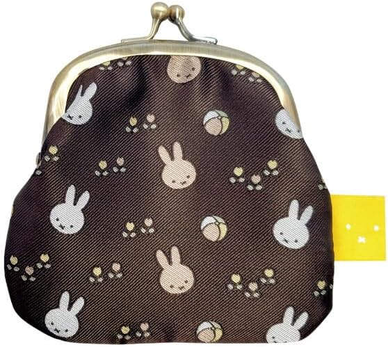 ミッフィー ジャガードがま口財布 ボール ブラウン(キャラクターグッズ)