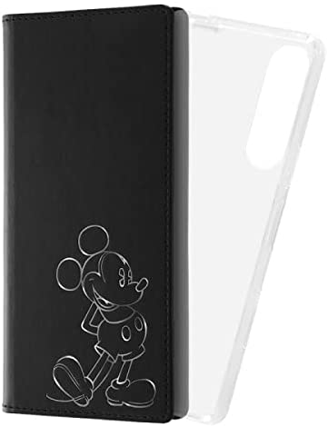 Xperia 5 III 『ディズニーキャラクター』/手帳型 FLEX CASE ホットスタンプ/『ミッキーマウス』(キャラクターグッズ)