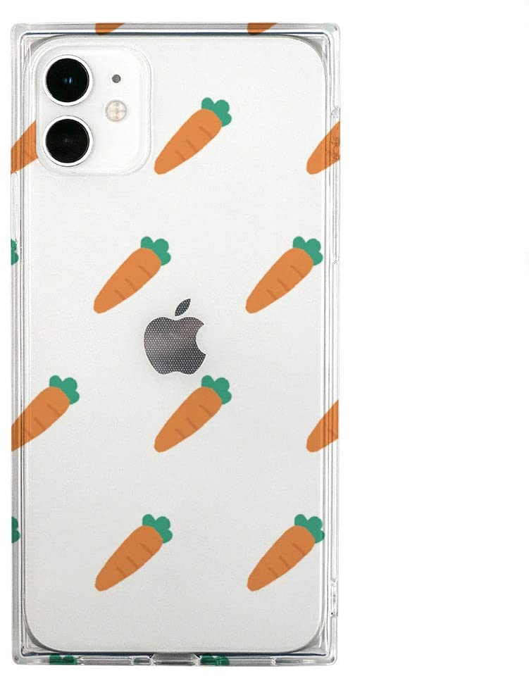 Rakuten - AKAN iPhone 11 スマホケース/ソフト/スクエア/ ニンジン パターン AK18639i61R(キャラクターグッズ)