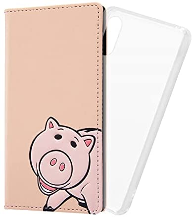 Rakuten - Xperia Ace II 『ディズニー・ピクサーキャラクター』/手帳型 FLEX CASE ポップアップ/『ハム』(キャラクターグッズ)