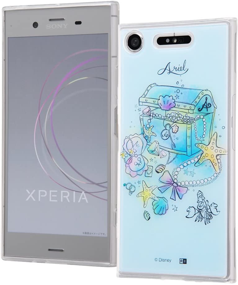 Rakuten - Xperia XZ1/ディズニー OTONA/TPU/スマホケース 背面パネル/『アリエル』_1 IJ-RXZ1TP/AR001(キャラクター グッズ)