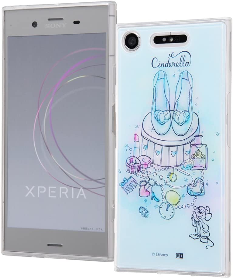 Rakuten - Xperia XZ1/ディズニー OTONA/TPU/スマホケース 背面パネル/『シンデレラ』_1 IJ-RXZ1TP/CN001(キャラクター グッズ)