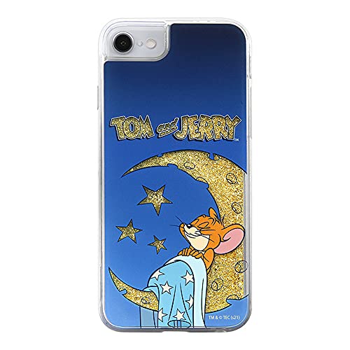 Rakuten - iPhone SE(第2世代)/8 / 7 / 6s / 6 / 『トムとジェリー』/ラメ グリッターケース/ジェリーと月(キャラクターグッズ)