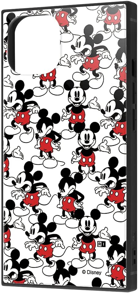 Rakuten - イングレム iPhone 13 /『ディズニーキャラクター』/耐衝撃ハイブリッドケース KAKU/『ミッキーマウス/総柄』(キャラクターグッズ)