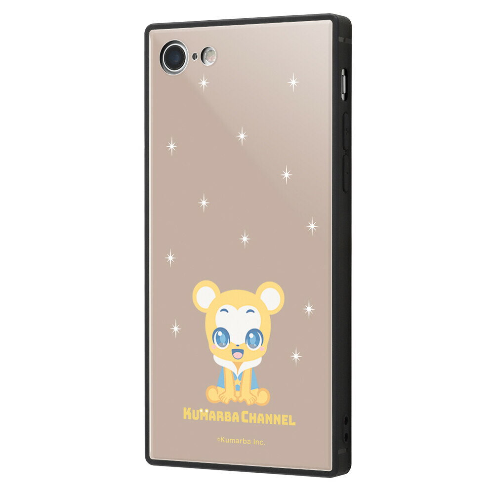 Rakuten - iPhone SE（第3世代）/ iPhone SE（第2世代）/ 8 / 7 / 『クマーバ』/耐衝撃ケース KAKU トリプルハイブリッド / きらきらぼし_ベージュ(キャラクターグッズ)
