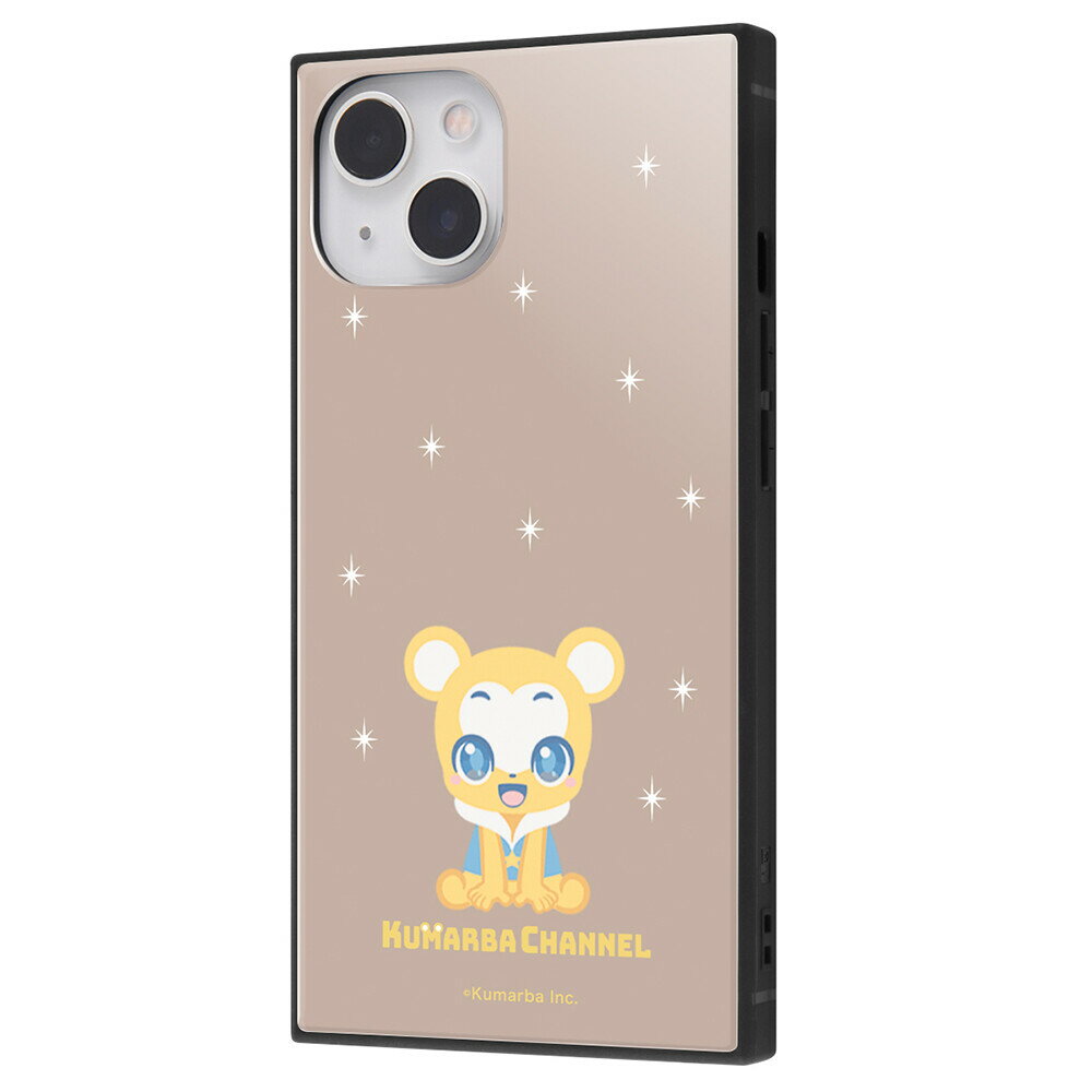 Rakuten - iPhone 13 / 『クマーバ』/耐衝撃ハイブリッドケース KAKU / きらきらぼし_ベージュ(キャラクターグッズ)