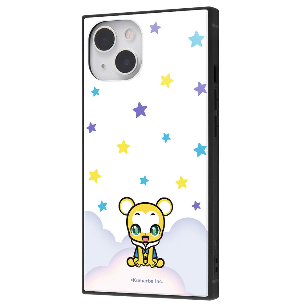 Rakuten - iPhone 13 / 『クマーバ』/耐衝撃ハイブリッドケース KAKU / きらきらぼし_ホワイト(キャラクターグッズ)