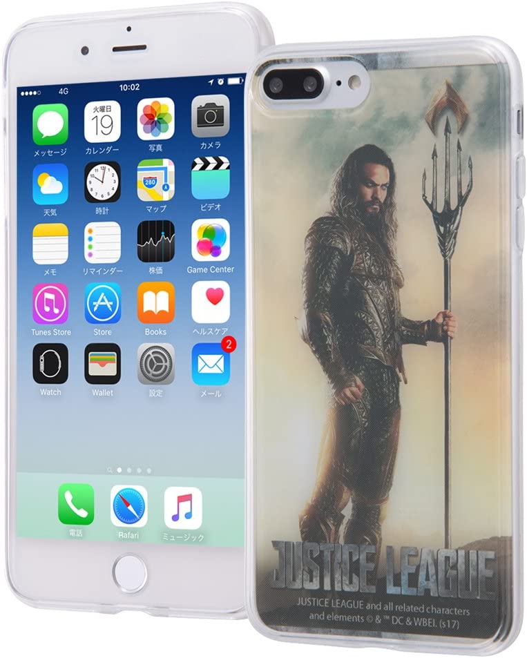 Rakuten - iPhone 8 Plus/7 Plus ジャスティス・リーグ TPU/スマホケース +背面パネル/アクアマン(キャラクター グッズ)