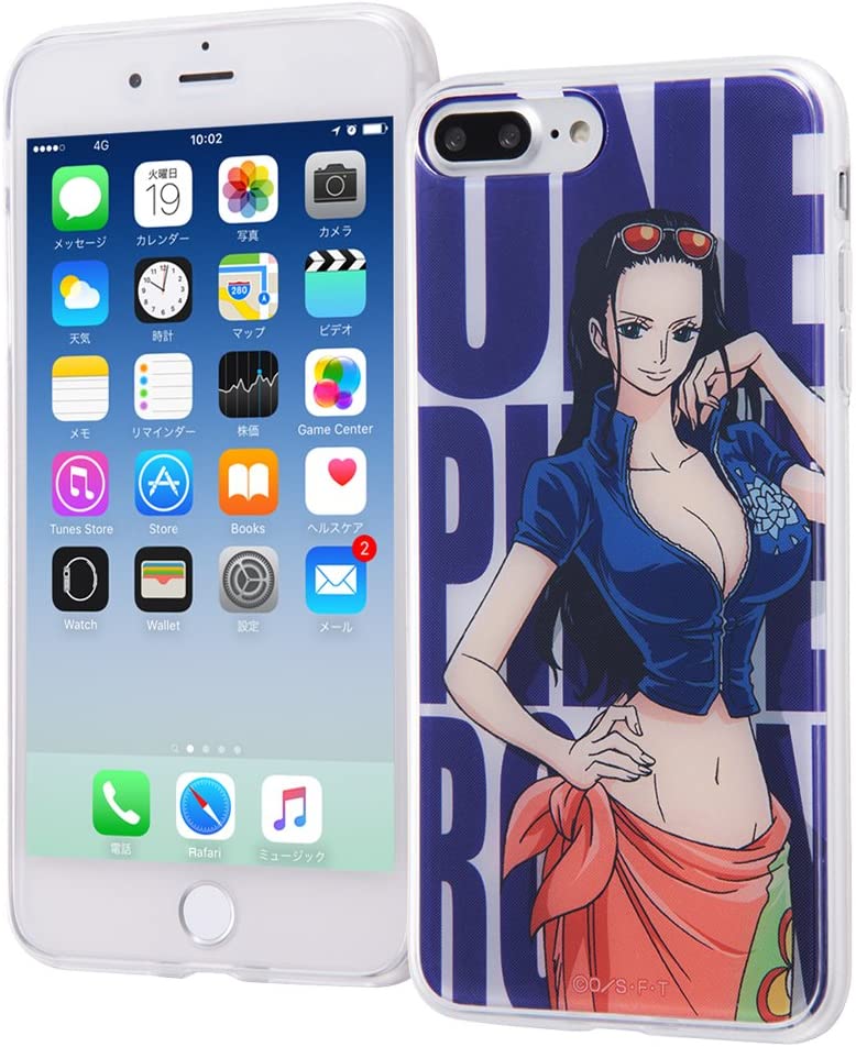 Rakuten - iPhone 8 Plus/7 Plus スマホケース ワンピース/TPU/スマホケース +背面パネル/ロビン1(キャラクター グッズ)