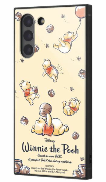 Rakuten - イングレム Galaxy S21 5G SC-51B SCG09 /『ディズニーキャラクター』/耐衝撃ハイブリッドケース KAKU/『くまのプーさん/Perfect Day』(キャラクターグッズ)