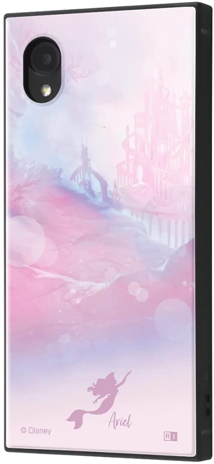 Rakuten - イングレム Galaxy A22 5G /『ディズニーキャラクター』/耐衝撃ハイブリッドケース KAKU/アリエル_キングトリトンキャッスル(キャラクターグッズ)