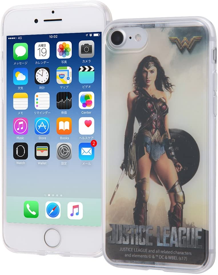 iPhone 8/7 저스티스 리그 TPU/스마트폰 케이스 후면 패널/원더 우먼(캐릭터 상품)