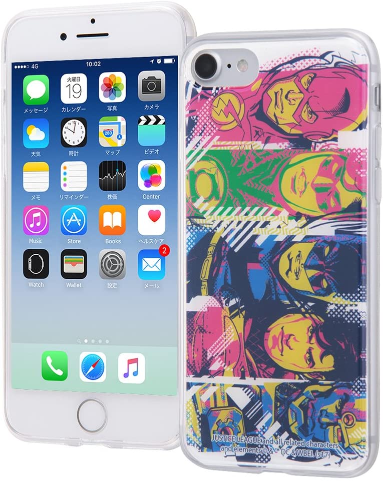 iPhone 8/7 저스티스 리그 TPU/스마트폰 케이스 후면 패널/집합 B(캐릭터 상품)