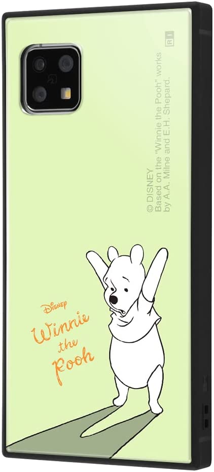 Rakuten - AQUOS sense4/lite/basic/5G/ディズニー/耐衝撃ハイブリッドケース KAKU / プーさん_キミドリ(キャラクターグッズ)