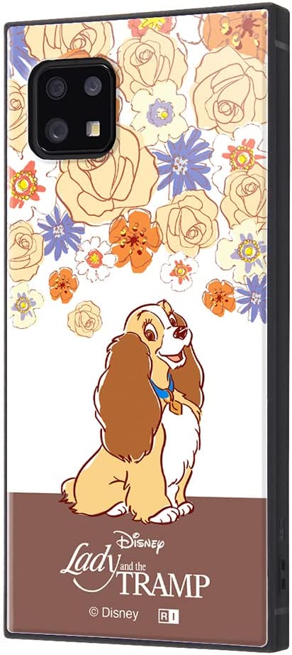 イングレム AQUOS sense6s / AQUOS sense6 / 『ディズニーキャラクター』/耐衝撃ハイブリッドケース KAKU / レディ_フラワー IQ-DAQSE6K3TB/WN2(キャラクターグッズ)