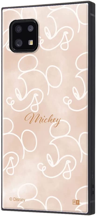 イングレム AQUOS sense6s / sense6 / 『ディズニーキャラクター』/耐衝撃ハイブリッドケース KAKU / OTONA_ミッキーラインアート IQ-DAQSE6K3TB/MK18(キャラクターグッズ)