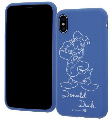 Rakuten - iPhoneX ディズニー/スマホケース/ カーヴィング/ドナルド(キャラクター グッズ)