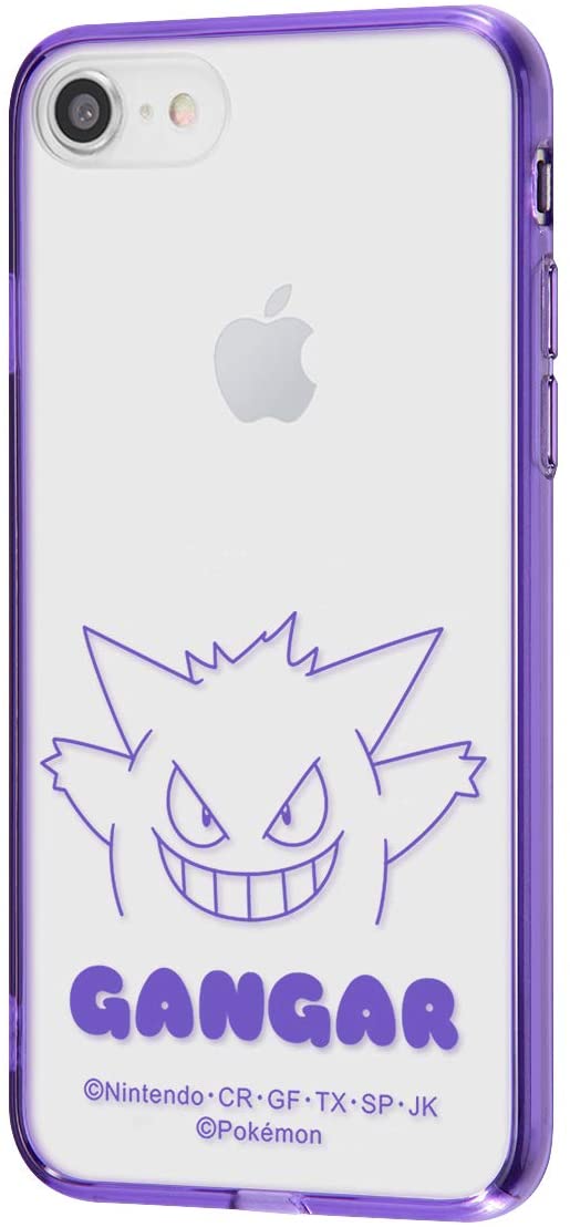 iPhone SE(第2世代)/8/7用ハイブリッド/スマホケース ポケットモンスター Charaful ゲンガー RT-PP24UC/GGM(キャラクター グッズ)