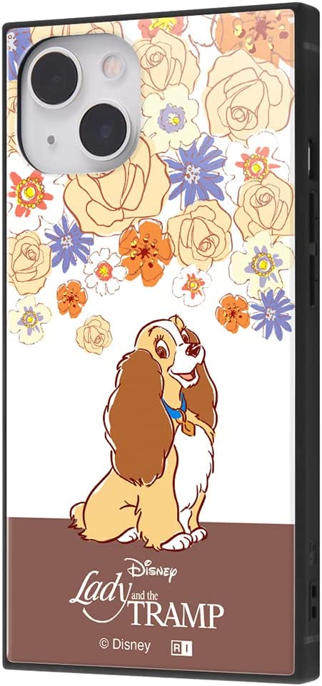 Rakuten - イングレム iPhone 13 / 『ディズニーキャラクター』/耐衝撃ハイブリッドケース KAKU / レディ_フラワー IQ-DP31K3TB/WN2(キャラクターグッズ)