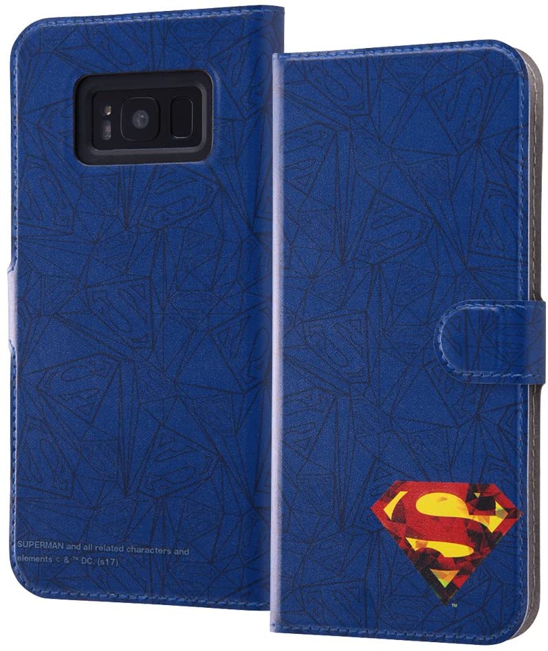 Rakuten - Galaxy s8+ スーパーマン/手帳型/スマホケース マグネット/ スーパーマン18(キャラクター グッズ)