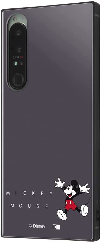 Rakuten - イングレム Xperia 1 IV / 『ディズニーキャラクター』/耐衝撃ハイブリッドケース KAKU / ミッキーマウス_ジャンプ IQ-DXP1M4K3TB/MK7(キャラクターグッズ)