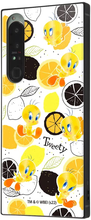 Rakuten - イングレム Xperia 1 IV / 『ルーニー・テューンズ』/耐衝撃ハイブリッドケース KAKU / トゥイーティー_総柄 IQ-WXP1M4K3TB/TWB2(キャラクターグッズ)