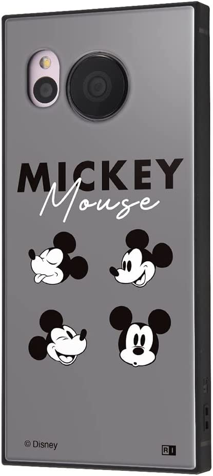 Rakuten - AQUOS sense7 ケース SH-53C SHG10 SH-M24 ディズニー キャラクター 耐衝撃 ハイブリッド ケース KAKU/ミッキー マウス フェイス(キャラクターグッズ)