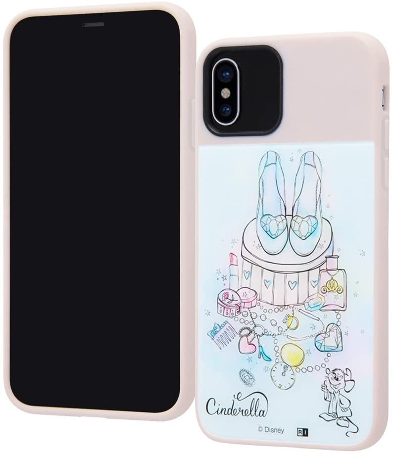 Rakuten - iPhoneXs スマホケース/iPhoneX スマホケース ディズニー 耐衝撃/スマホケース キャトル パネル シンデレラ_2(キャラクター グッズ)