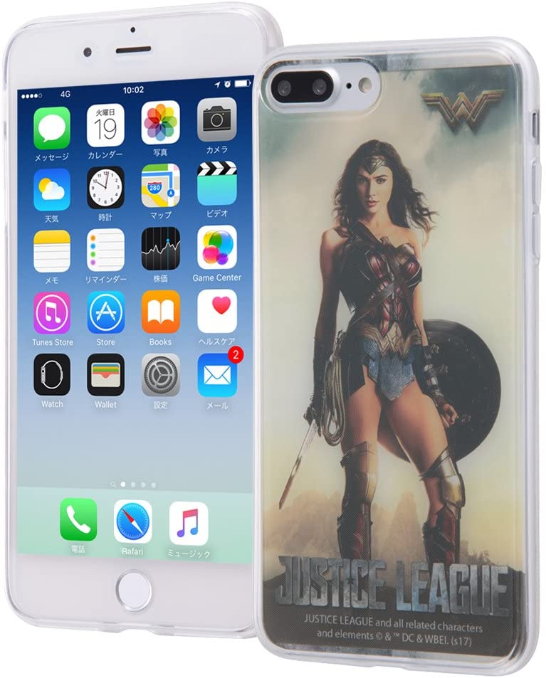 Rakuten - iPhone 8 Plus/7 Plus ジャスティス・リーグ TPU/スマホケース +背面パネル/ワンダーウーマン(キャラクター グッズ)