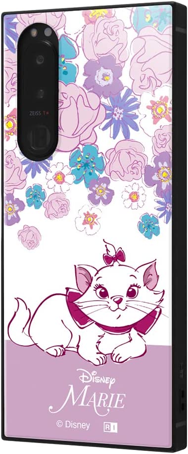 Rakuten - イングレム Xperia 5 III / 『ディズニーキャラクター』/耐衝撃ハイブリッドケース KAKU / マリー_フラワー IQ-DXP5M3K3TB/MA2(キャラクターグッズ)