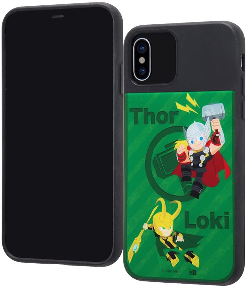 Rakuten - iPhoneX スマホケース/MARVEL/耐衝撃/スマホケースキャトル パネル/『マイティ・ソー』_1(キャラクター グッズ)