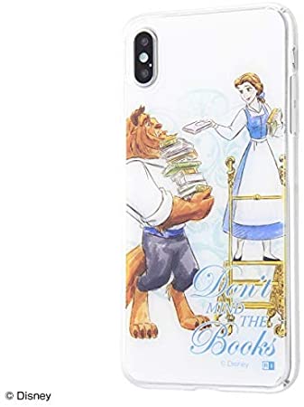 iPhoneXs Max スマホケース/『ディズニー キャラクター キャラ かわいい』/TPU/スマホケース/『美女と野獣/LOVE YOU』(キャラクター グッズ)