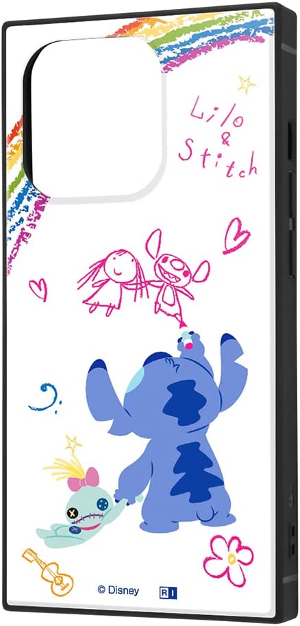 Rakuten - イングレム iPhone 14 Pro ケース ディズニー キャラクター 耐衝撃 ハイブリッド ケース KAKU/リロ ＆ スティッチ(キャラクターグッズ)
