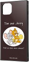 イングレム iPhone 14 Plus ケース トムとジェリー 耐衝撃 ハイブリッド ケース KAKU/ジェリー と タフィー チーズ(キャラクターグッズ)