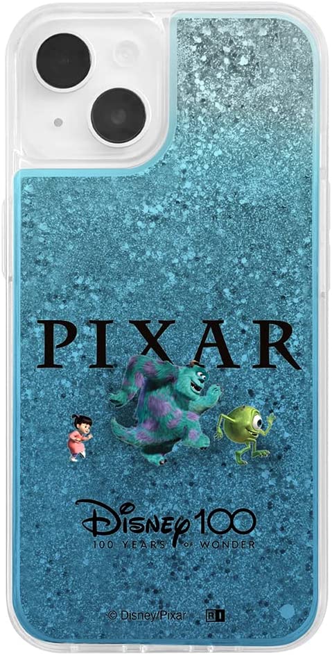 Rakuten - イングレム iPhone 14 / 13 / 『ディズニー 100周年限定デザイン』/ラメ グリッターケース / 100周年_モンスターズ・インク IJ-DP36LG1S/DNI1(キャラクターグッズ)