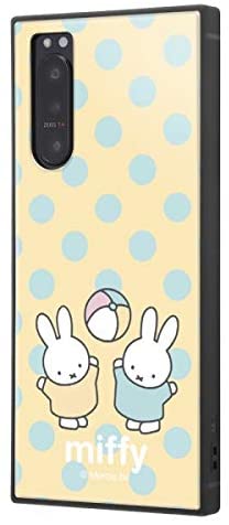 Rakuten - Xperia 5 II 耐衝撃ハイブリッドケース KAKU 『ミッフィー/水玉イエロー』(キャラクターグッズ)