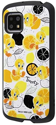 Rakuten - AQUOS sense4 『ルーニー・テューンズ』/耐衝撃 スマホケース MiA/『トゥイーティー/総柄』(キャラクター グッズ)