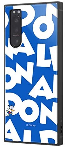 Rakuten - Xperia5II スマホケース ディズニー ハイブリッド 耐衝撃 [ ストラップ ホール 付き ] スクエア 軽量 ドナルドダック/I AM(キャラクター グッズ)