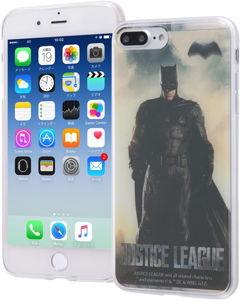 iPhone 8 Plus/7 Plus 저스티스 리그 TPU/스마트폰 케이스+배면 패널/배트맨(캐릭터 상품)