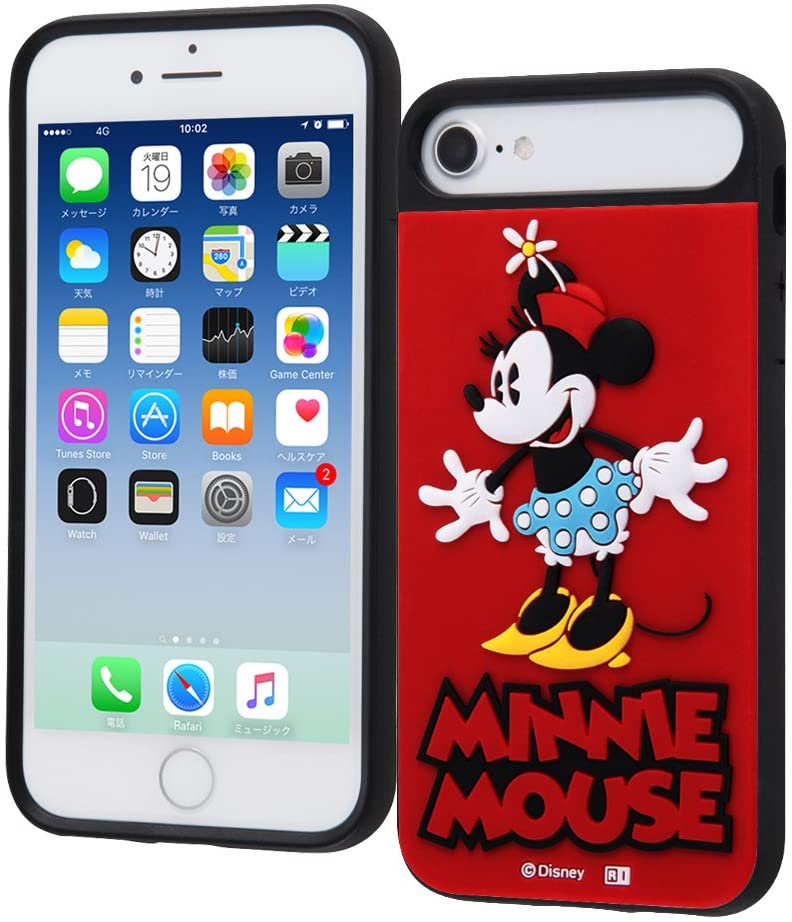 Rakuten - iPhone 8/7/6s/6/ディズニー/耐衝撃 スマホケース キャトル シリコン/『ミニーマウス』_1(キャラクター グッズ)