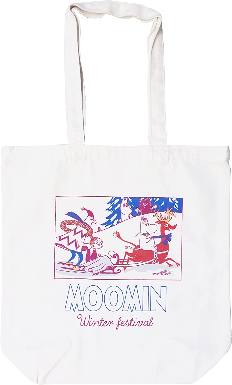 Rakuten - MOOMIN トートバッグ 暖炉 ホワイト(キャラクターグッズ)