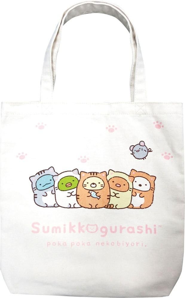 Rakuten - すみっコぐらし ぽかぽかねこびより 帆布トートバッグ（キャラクターグズ）