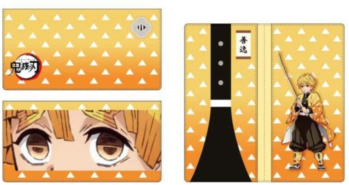 鬼滅の刃 フラットポーチ 我妻善逸 KY-FP-AZ(キャラクター グッズ)