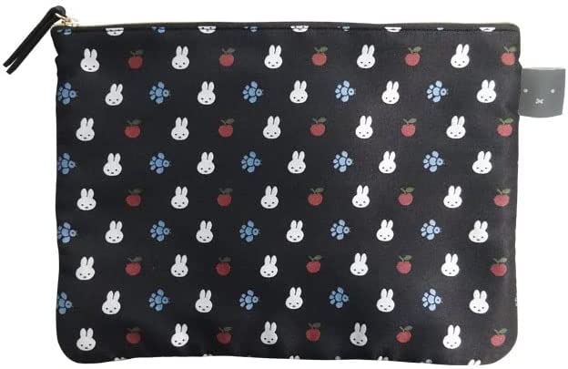 ミッフィー miffy ジャガードフラットポーチ(キャラクターグッズ)